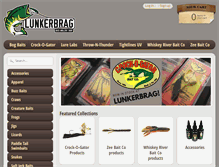 Tablet Screenshot of lunkerbrag.com